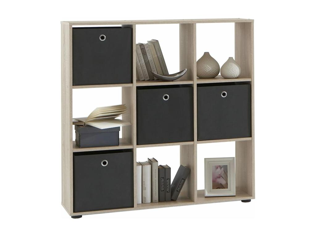Nobellea 9-Compartment Design Shelf 108cm Oak VCOT11720