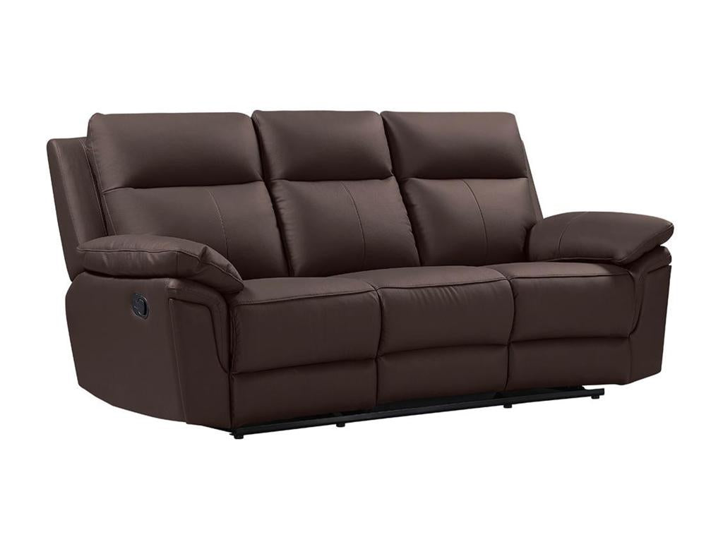 3-seater buffalo leather sofa - Brown MTMO05822