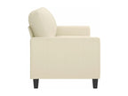 2-seater sofa, cream, 140 cm, faux leather, FWIR18691