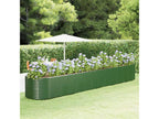 Green Planter 554x100x68 Powder-coated Steel AMWF62948