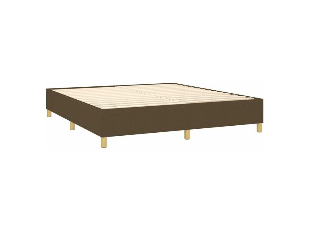 Nobellea bed base with mattress, dark brown, 160x200 cm, ASRU55792