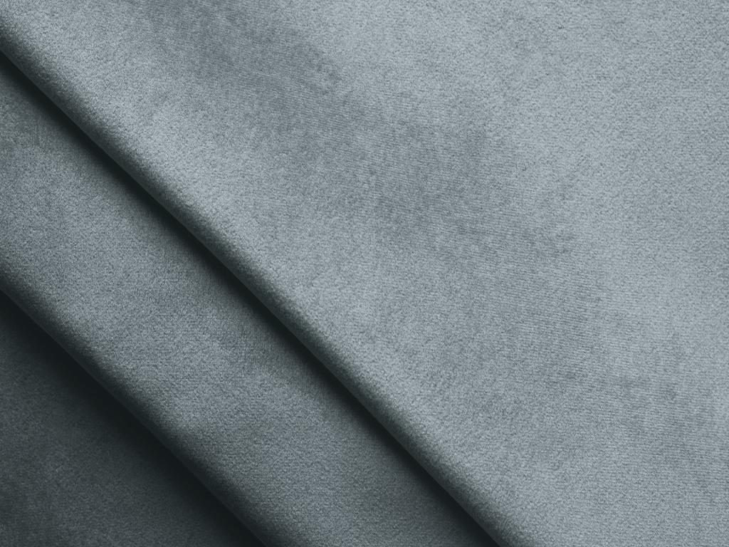 Modular 3-seater right-facing corner sofa in velvet - light blue - Boisona UMEG89069