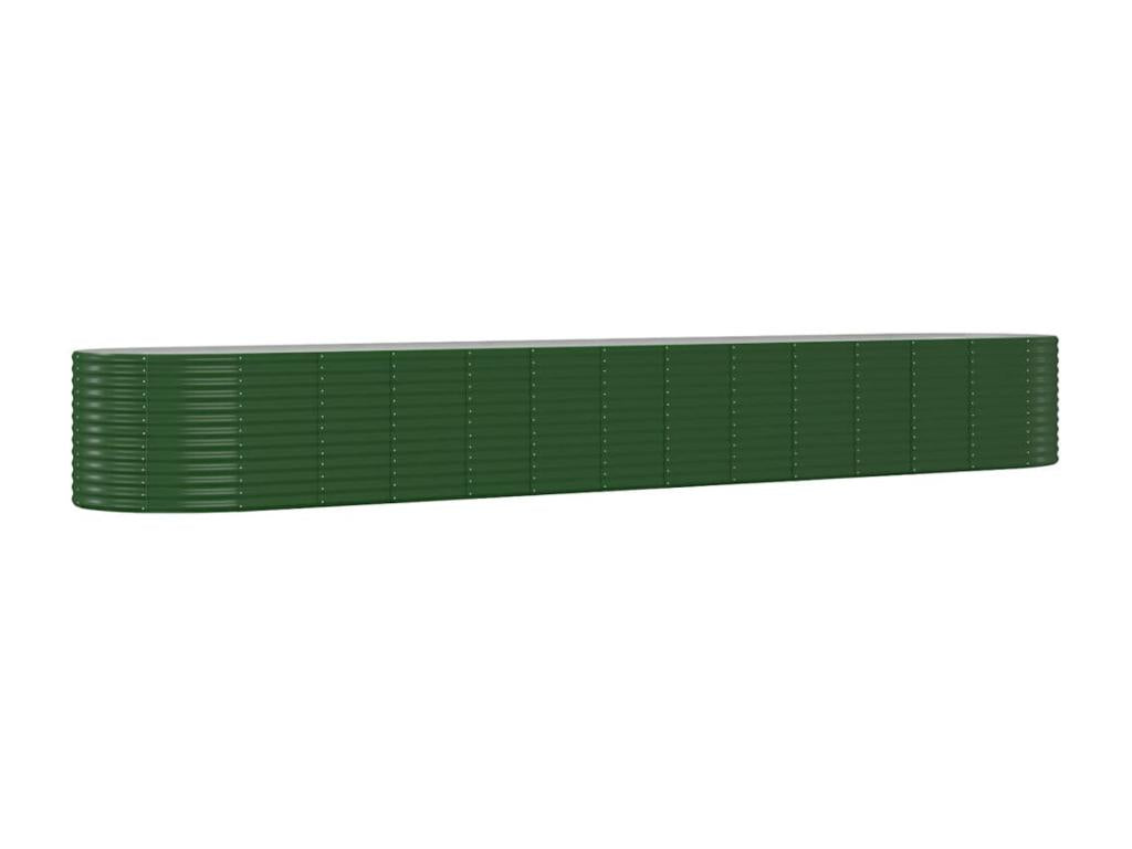Green Planter 554x100x68 Powder-coated Steel AMWF62948