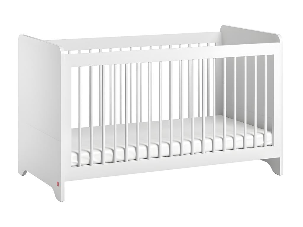 Convertible bed 70x140 and 2-door wardrobe Boisona White GDCU99379