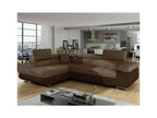 Boisona 275cm Right-Hand Corner Sofa Bed, Brown XJVC74609