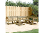 6-piece garden furniture set in impregnated pine wood MWDI79965