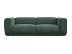 3-seater modular sofa in chenille fabric - green - Nobellea QQPB56024