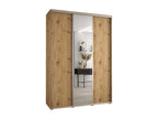 Boisona 3 Sliding Door Wardrobe 235.2/170/60 3 Doors Boisona/Silver GFMY19484