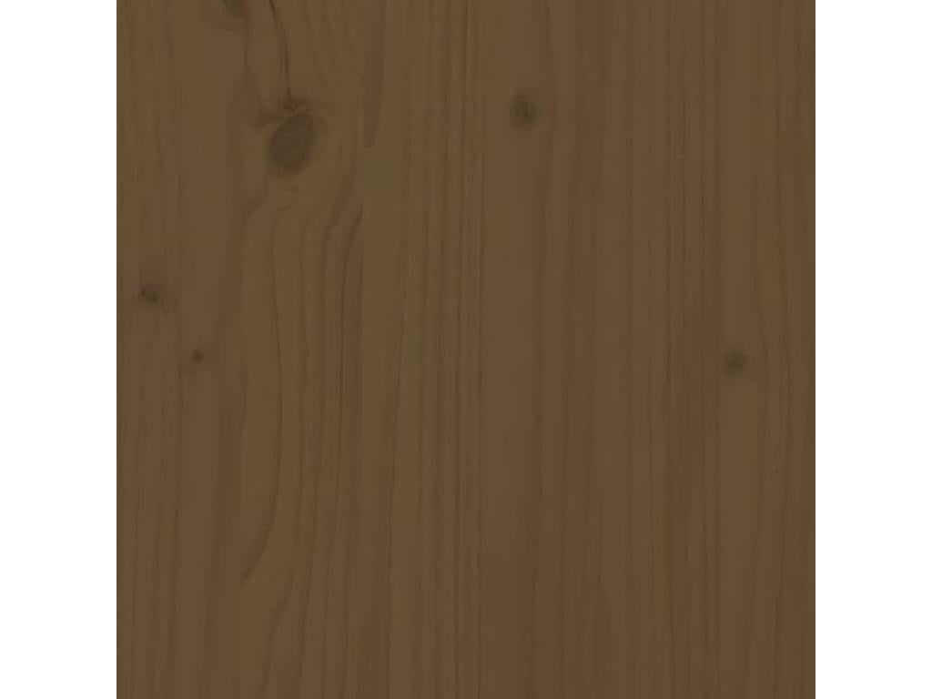 Honey Brown Headboard 205.5x4x100 cm Solid Pine Wood SQSY53335