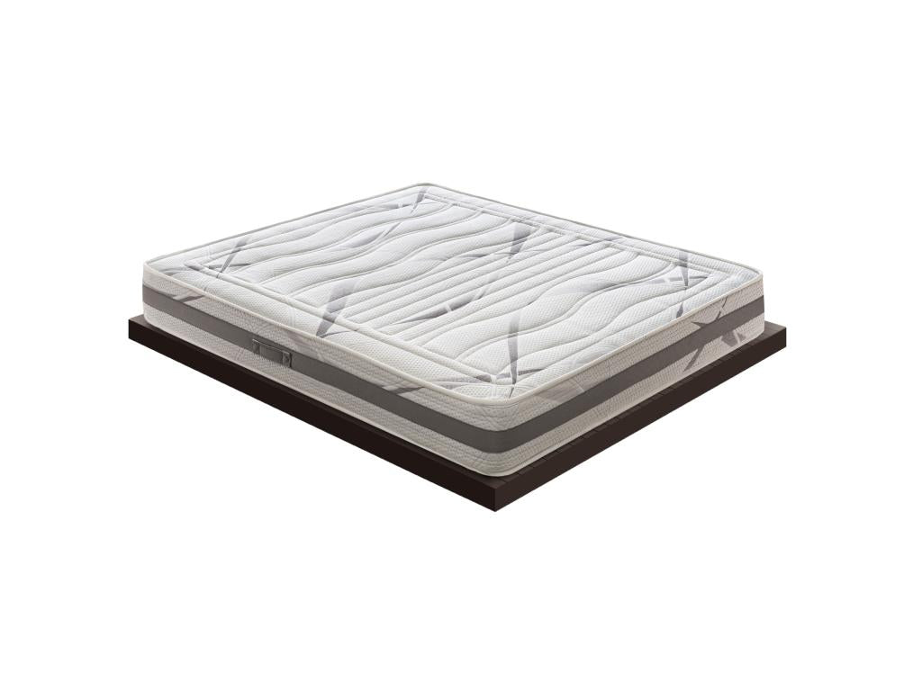 Nobellea - Memory foam mattress - 22 cm high - 3 cm memory foam - carbon cover 140x190 KGDB70063