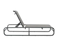 Aluminium and textilene chaise longue USBL77880