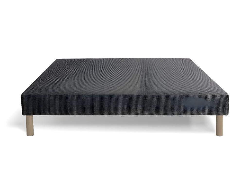 PACK: Grey 160x200cm Bio Memory Foam Bed Base with 5 Comfort Zones, Extra Thick, Duvet, 2 Pillows GBQE73435