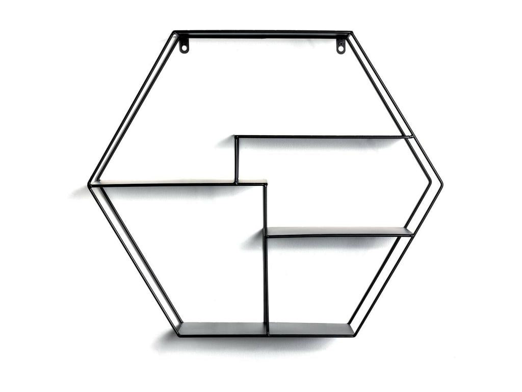 Nobellea 3-Tier Wall Shelf 61cm Black ITDC61758