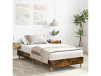 Bed frame without mattress, smoked oak, 75x190cm, engineered wood, RAYD84610