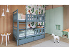 Boisona BB002 Bunk Beds 80x180 cm Grey VLGB81873