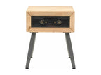 Bedside table, solid fir wood, 43x38x50 cm, GALE37653
