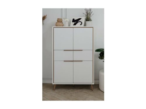 High sideboard with 4 doors and 2 drawers, 140 cm high - Elariva BZPW54082