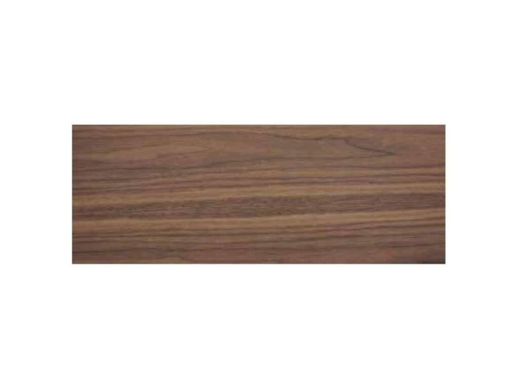 Round table with walnut wood top and brown lacquered fiberglass base, Boisona - Dimensions: D 110 x H 76 cm QULZ32003