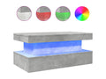 Coffee table with Nobelleaères LED lighting, concrete grey, 90x50x40 cm, VPPN80030