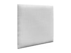 Nobellea Self-Adhesive Linen Upholstered Wall Panels, Acoustic Absorbent, Impact Protection, Headboard Decoration, White, 60x60cm, CXHF64313
