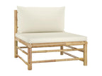 Nobellea RDHG38186 5-piece garden furniture set with cream-white cushions