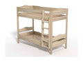 Boisona bunk bed with safety rail - natural wood DMYL13187