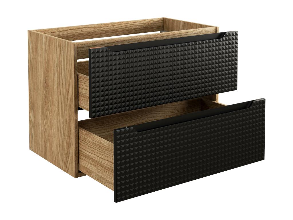 Cabinet Under Sink CUW80 2D 80x46x57 Black OXWJ63982