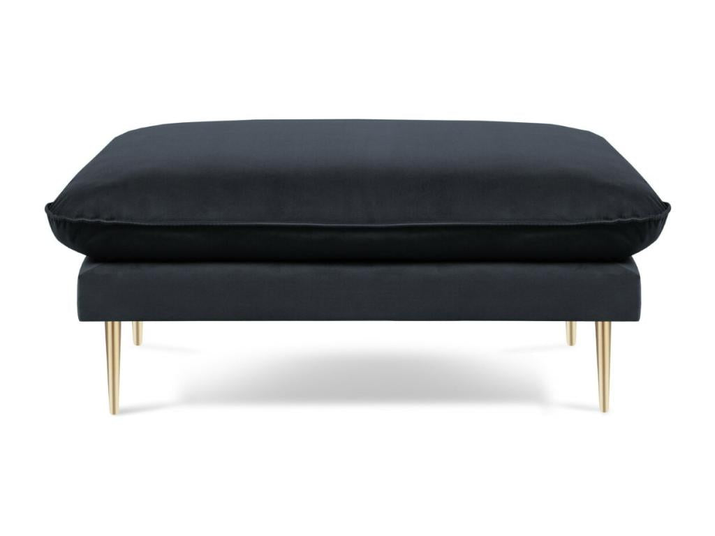 Boisona - Boisona pouf in dark blue velvet - 100x80x43cm HJTI31760