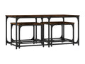 Nesting coffee tables, 3 pcs, smoked oak, engineered wood MCIP99873