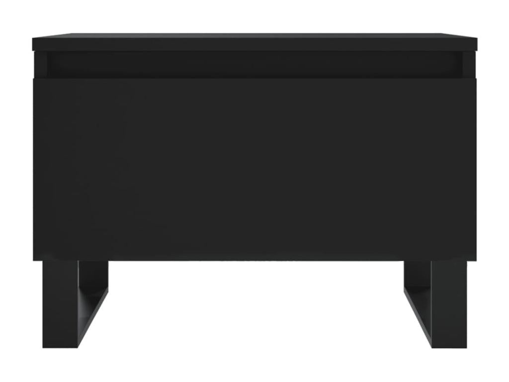 Coffee tables, 2 pcs, black, 50x46x35 cm, engineered wood, MYBD20117