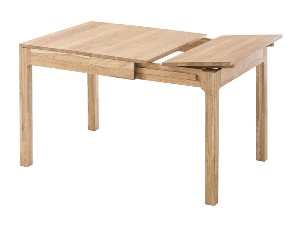 Boisona extendable table in solid oak wood, 140 to 180cm, TAHR38053