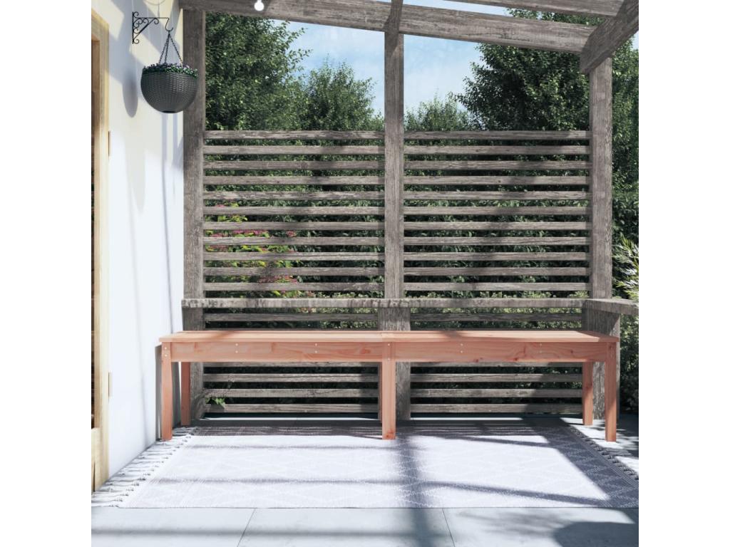 Boisona ORMU95336 2-seater garden bench, 203.5x44x45 cm, solid wood