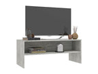 TV stand, concrete grey, 100x40x40 cm, engineered wood, QDGG88724