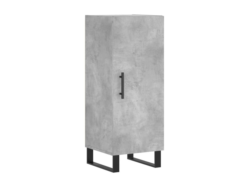 High sideboard, concrete grey, 34.5x34x180 cm, engineered wood, MAFX41120