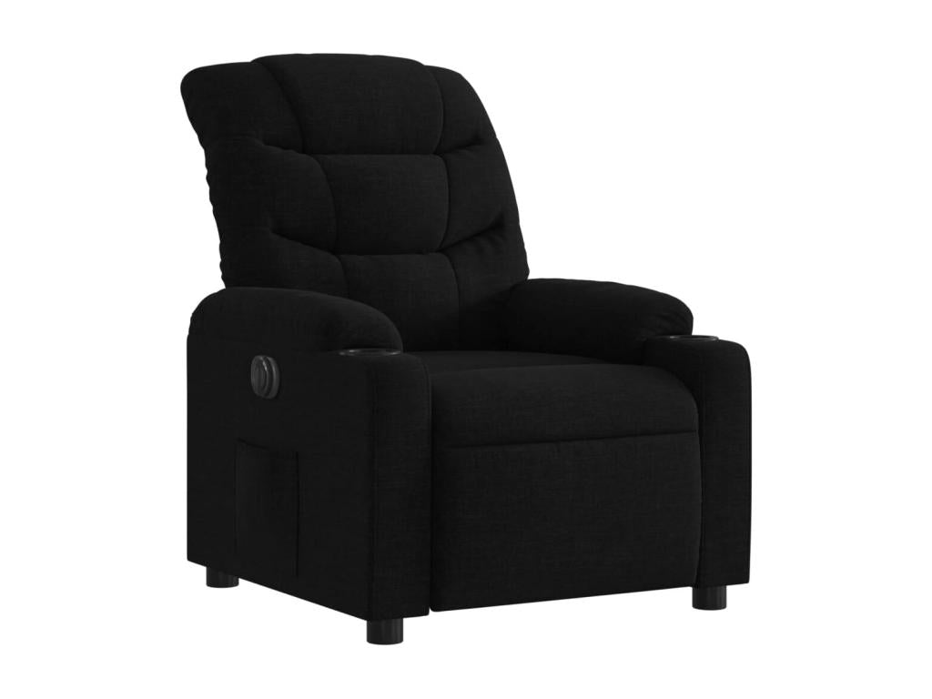Electric Recliner Chair, Black Fabric, DPQD89212