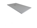 65x105 cm Nobellea Extra Thin Dark Grey RAL 7005 Shower Tray in Synthetic Resin and Marble Powder with Free Drain KKCR44054