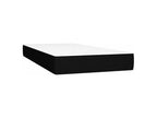 Boisona bed base and mattress, black, 80x200 cm, fabric, HOMD80592