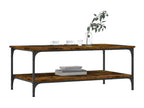 Smoked oak coffee table 100x55x40 engineered wood STCE17073