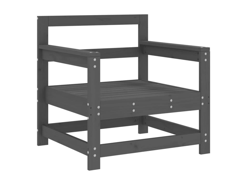 7-piece garden furniture set, grey, solid pine wood DXTV71115