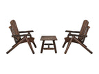 3-piece garden furniture set in solid spruce wood PJYW12298