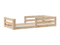 Bed frame without mattress 100x200 cm solid pine wood DFFZ48217