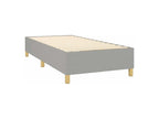 Nobellea bed base with light grey mattress 100x200 Fabric EUSK24999