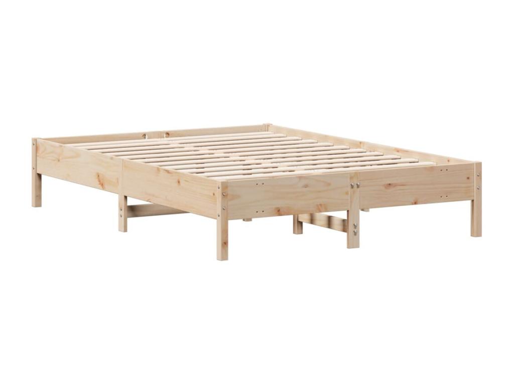 Bed frame 120x200 solid pine wood LNIC97364