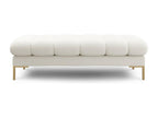 Boisona - Boisona 2-seater bench in light beige structural fabric - 62x133x41cm OFVJ17865