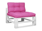 2-piece pink fabric pallet cushions NYSL85497