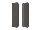 Headboard with wings, Dark Grey, 103x16x78-88 cm, Velvet, AYRQ96573