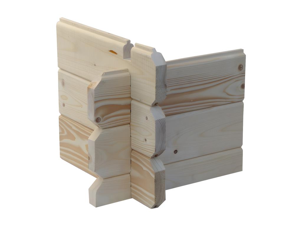 Wooden garden shed - 9m² - 3x3m - 28mm thick - Natural color - DOM530 - Nobellea LCCX23220