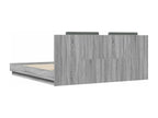 Boisona grey bed frame with headboard 180x200 cm IWVI17315