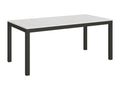 Extendable table 90x180/440 cm Boisona White Ash frame Anthracite LCIM00959