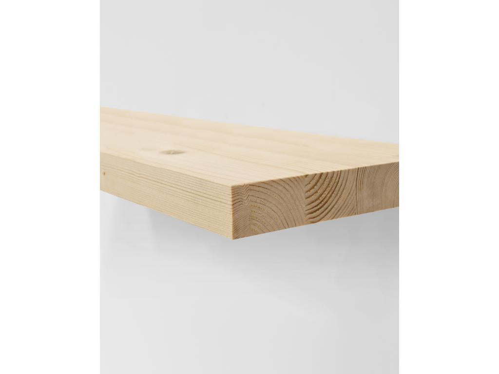 Natural fir wood floating shelf 140x3.2cm - Nobellea LXJK73171